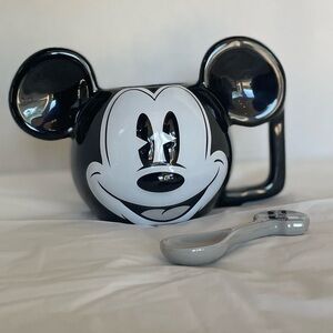 Disney Black and White Classic Collectors Mug with Spoon